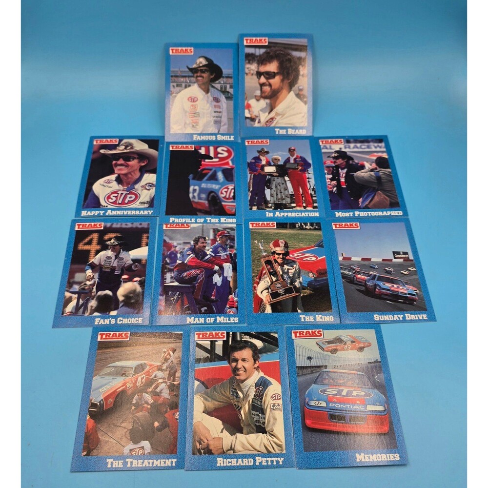 1991 Traks Richard Petty STP 20th Anniversary 50-card set (49)